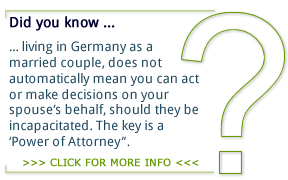 Click to find out how incredibly important a Power of Attorney and Patient Decree are in Germany!
